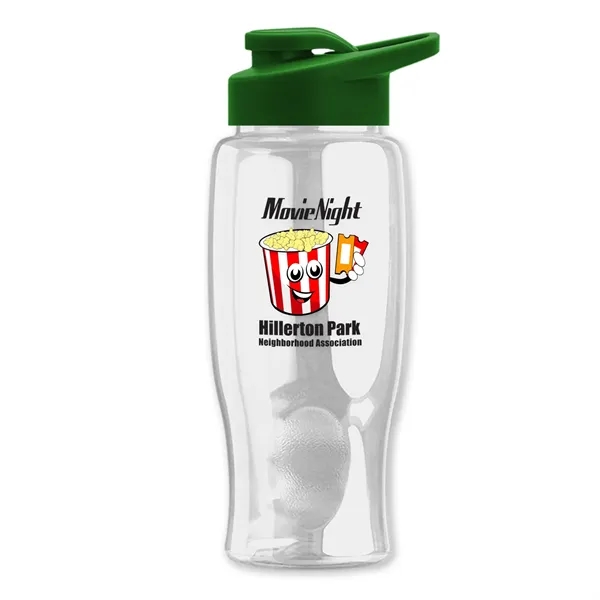 27 Oz. Poly-Pure Transparent Bottle - Snap Lid... from ASI 40480 Koozie Group