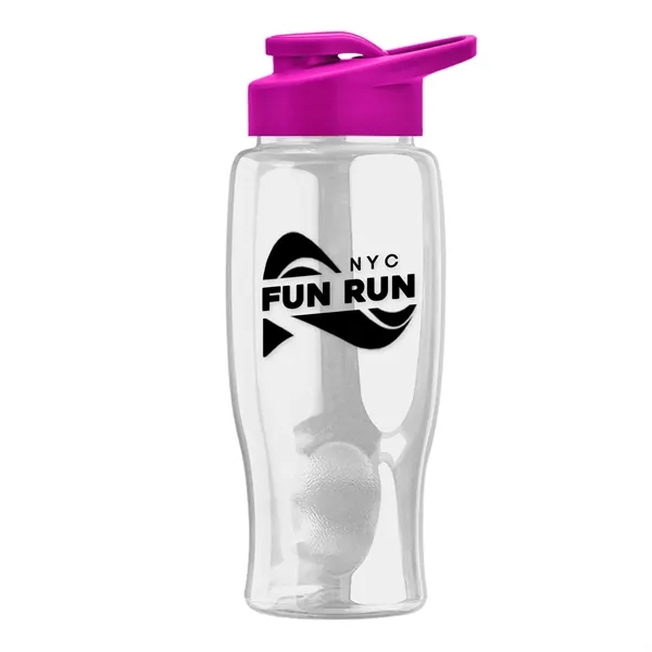 27 Oz. Poly-Pure Transparent Bottle - Snap Lid... from ASI 40480 Koozie Group