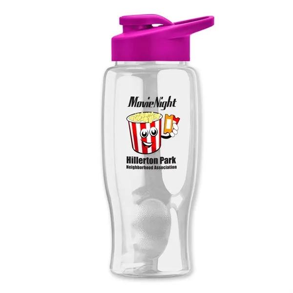 27 Oz. Poly-Pure Transparent Bottle - Snap Lid... from ASI 40480 Koozie Group