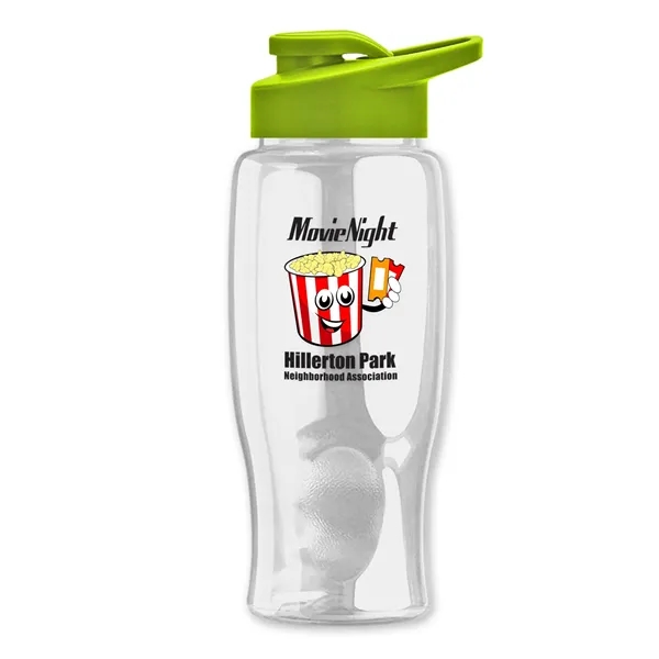 27 Oz. Poly-Pure Transparent Bottle - Snap Lid... from ASI 40480 Koozie Group