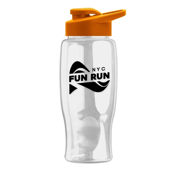 27 Oz. Poly-Pure Transparent Bottle - Snap Lid... from ASI 40480 Koozie Group