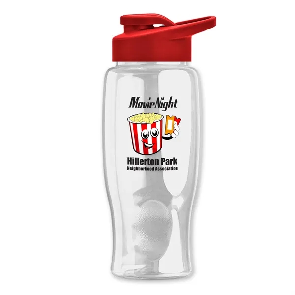 27 Oz. Poly-Pure Transparent Bottle - Snap Lid... from ASI 40480 Koozie Group