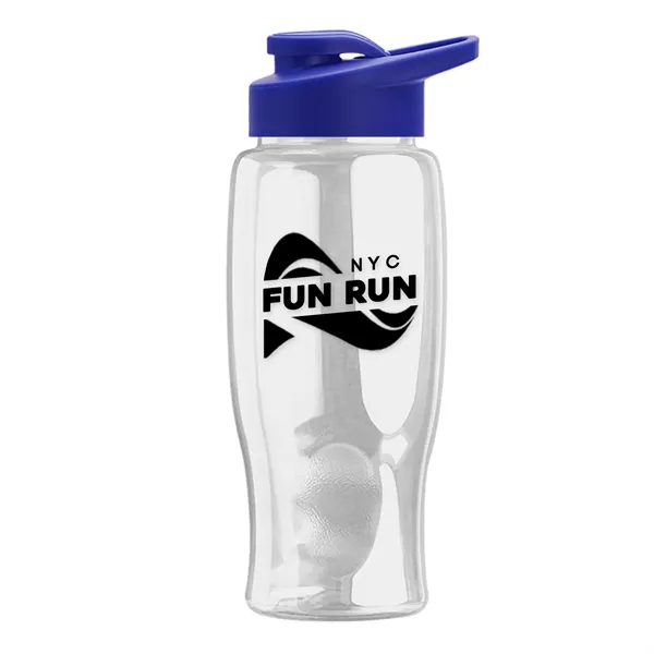 27 Oz. Poly-Pure Transparent Bottle - Snap Lid... from ASI 40480 Koozie Group