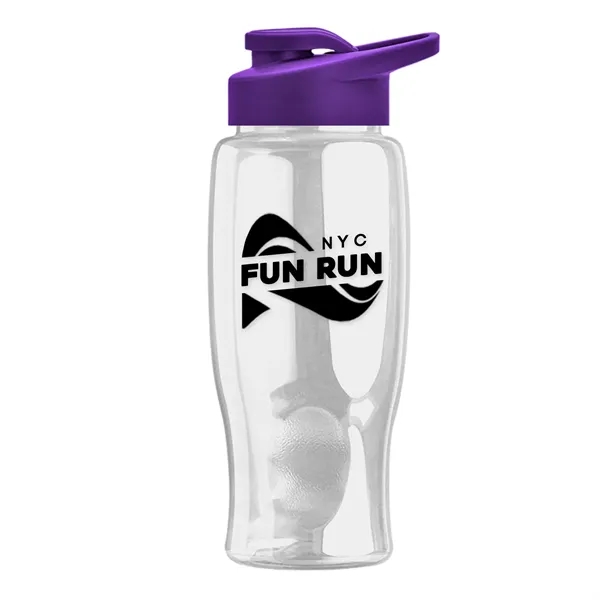 27 Oz. Poly-Pure Transparent Bottle - Snap Lid... from ASI 40480 Koozie Group
