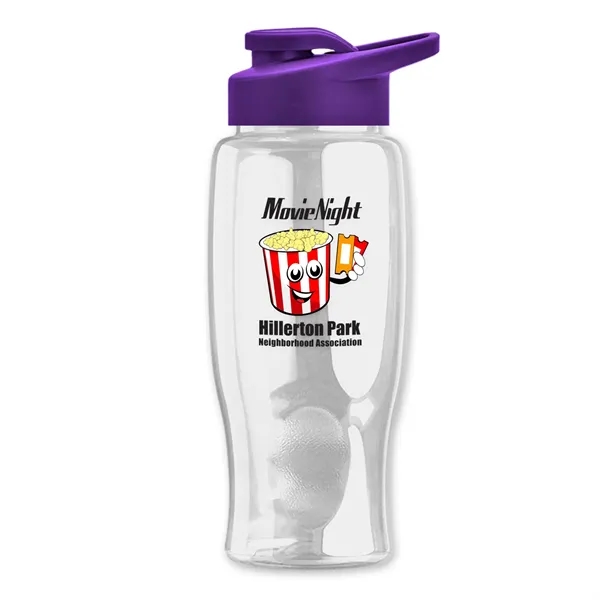 27 Oz. Poly-Pure Transparent Bottle - Snap Lid... from ASI 40480 Koozie Group