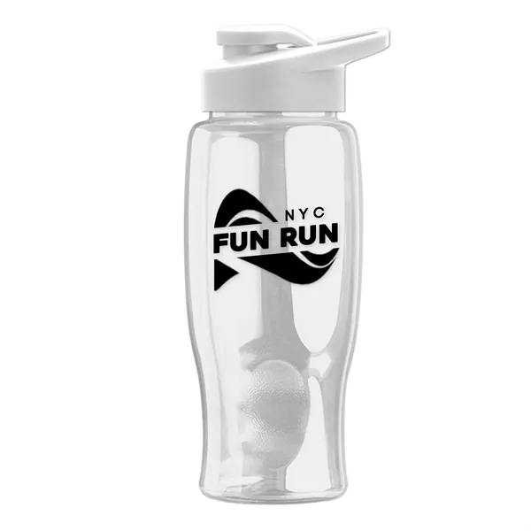 27 Oz. Poly-Pure Transparent Bottle - Snap Lid... from ASI 40480 Koozie Group