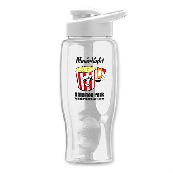 27 Oz. Poly-Pure Transparent Bottle - Snap Lid... from ASI 40480 Koozie Group