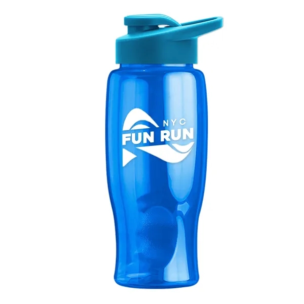 27 Oz. Poly-Pure Transparent Bottle - Snap Lid... from ASI 40480 Koozie Group
