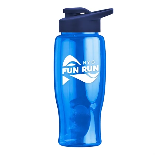 27 Oz. Poly-Pure Transparent Bottle - Snap Lid... from ASI 40480 Koozie Group
