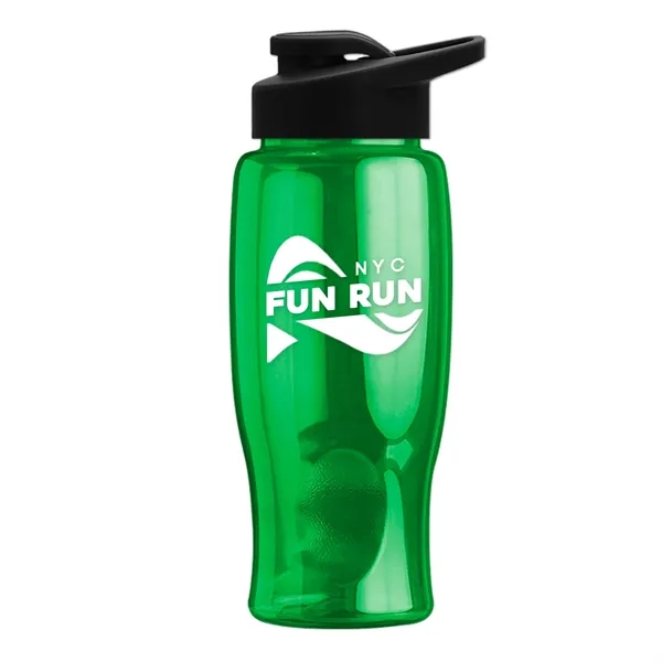 27 Oz. Poly-Pure Transparent Bottle - Snap Lid... from ASI 40480 Koozie Group