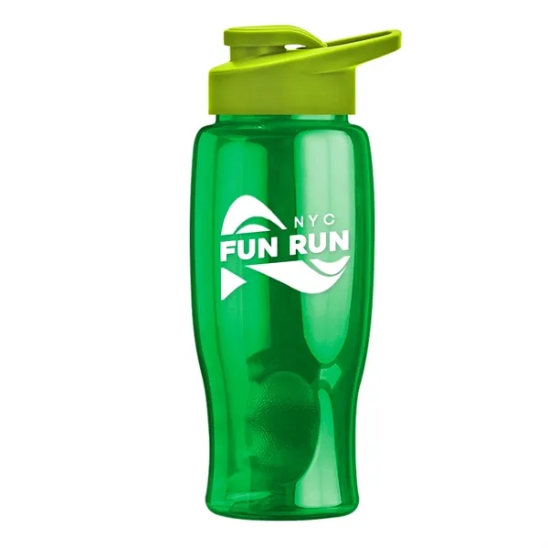 27 Oz. Poly-Pure Transparent Bottle - Snap Lid... from ASI 40480 Koozie Group