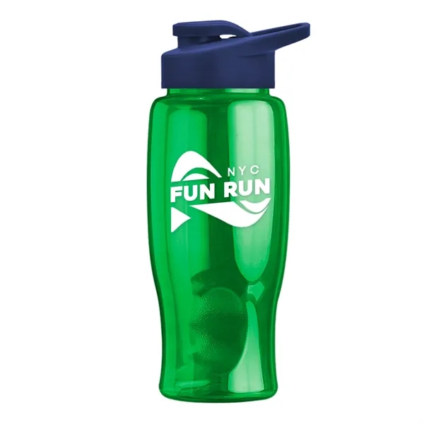 27 Oz. Poly-Pure Transparent Bottle - Snap Lid... from ASI 40480 Koozie Group