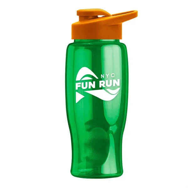 27 Oz. Poly-Pure Transparent Bottle - Snap Lid... from ASI 40480 Koozie Group
