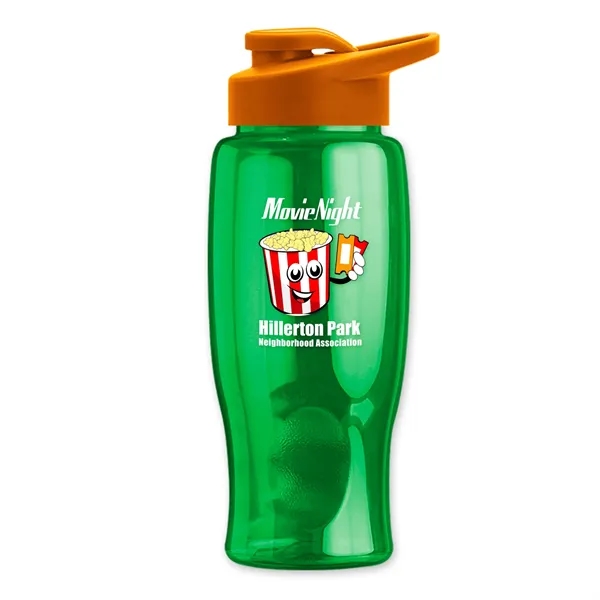 27 Oz. Poly-Pure Transparent Bottle - Snap Lid... from ASI 40480 Koozie Group