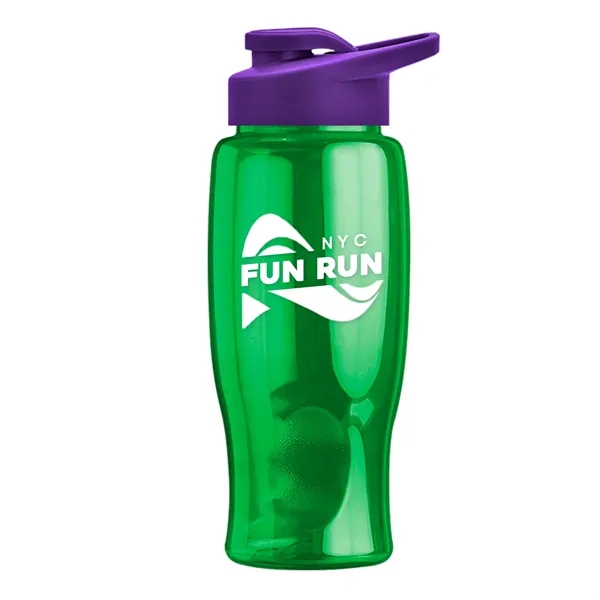 27 Oz. Poly-Pure Transparent Bottle - Snap Lid... from ASI 40480 Koozie Group