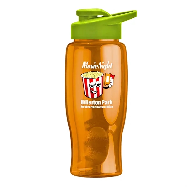 27 Oz. Poly-Pure Transparent Bottle - Snap Lid... from ASI 40480 Koozie Group