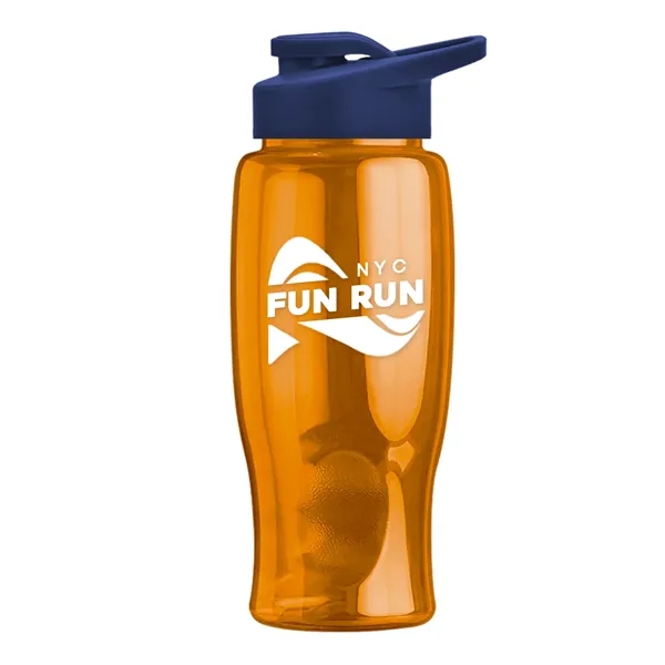 27 Oz. Poly-Pure Transparent Bottle - Snap Lid... from ASI 40480 Koozie Group