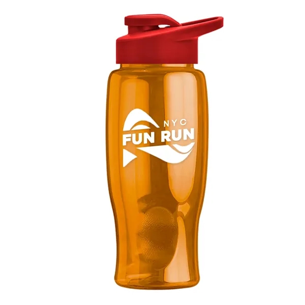 27 Oz. Poly-Pure Transparent Bottle - Snap Lid... from ASI 40480 Koozie Group