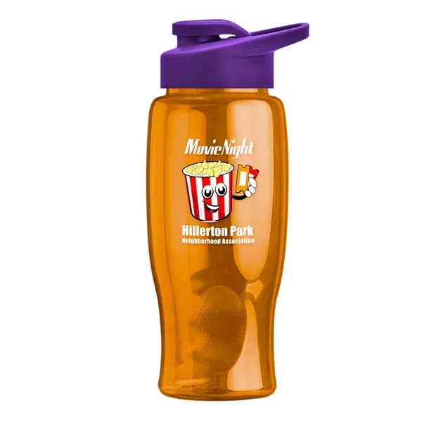 27 Oz. Poly-Pure Transparent Bottle - Snap Lid... from ASI 40480 Koozie Group