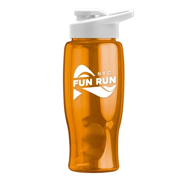 27 Oz. Poly-Pure Transparent Bottle - Snap Lid... from ASI 40480 Koozie Group