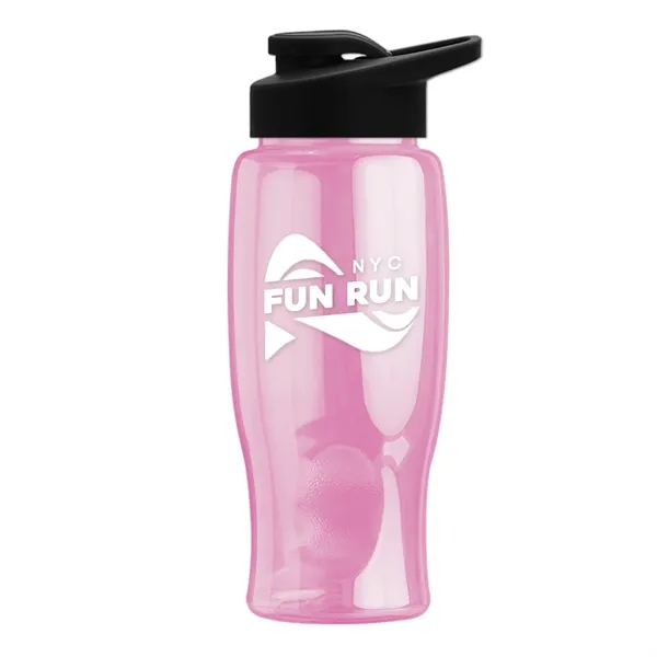 27 Oz. Poly-Pure Transparent Bottle - Snap Lid... from ASI 40480 Koozie Group