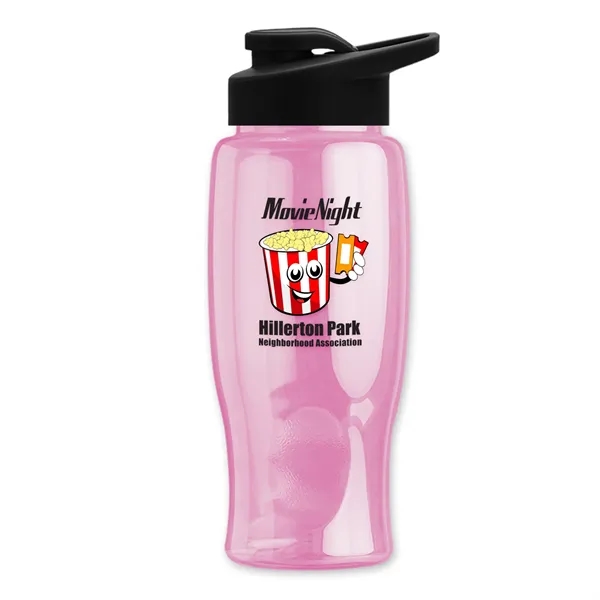 27 Oz. Poly-Pure Transparent Bottle - Snap Lid... from ASI 40480 Koozie Group