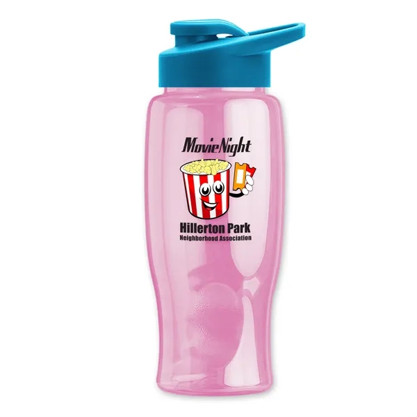 27 Oz. Poly-Pure Transparent Bottle - Snap Lid... from ASI 40480 Koozie Group