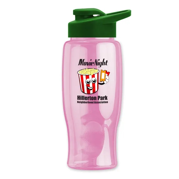 27 Oz. Poly-Pure Transparent Bottle - Snap Lid... from ASI 40480 Koozie Group