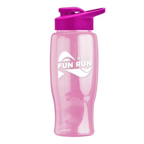 27 Oz. Poly-Pure Transparent Bottle - Snap Lid... from ASI 40480 Koozie Group
