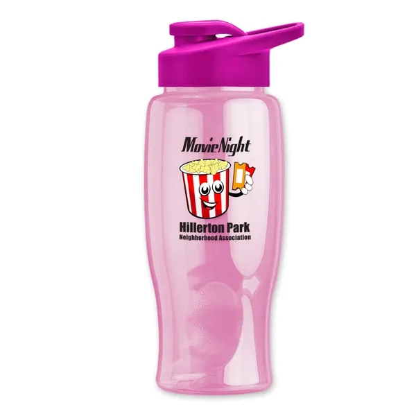27 Oz. Poly-Pure Transparent Bottle - Snap Lid... from ASI 40480 Koozie Group