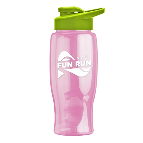 27 Oz. Poly-Pure Transparent Bottle - Snap Lid... from ASI 40480 Koozie Group
