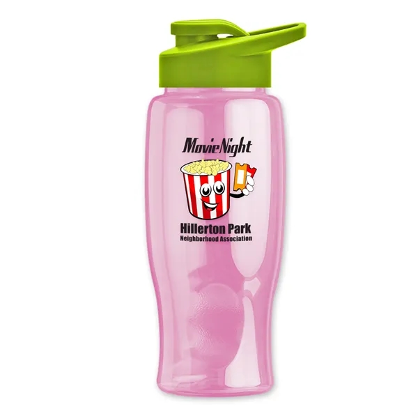 27 Oz. Poly-Pure Transparent Bottle - Snap Lid... from ASI 40480 Koozie Group