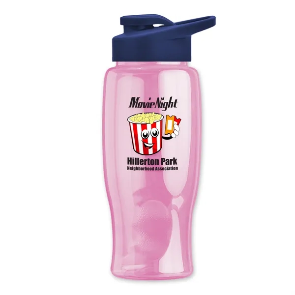27 Oz. Poly-Pure Transparent Bottle - Snap Lid... from ASI 40480 Koozie Group
