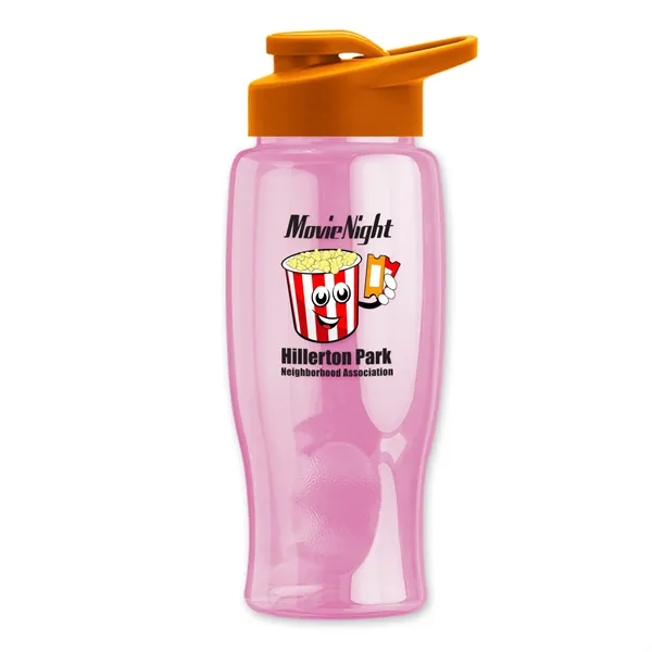27 Oz. Poly-Pure Transparent Bottle - Snap Lid... from ASI 40480 Koozie Group