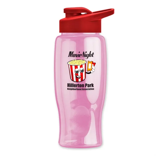 27 Oz. Poly-Pure Transparent Bottle - Snap Lid... from ASI 40480 Koozie Group
