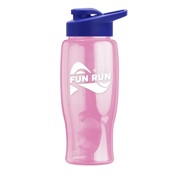 27 Oz. Poly-Pure Transparent Bottle - Snap Lid... from ASI 40480 Koozie Group