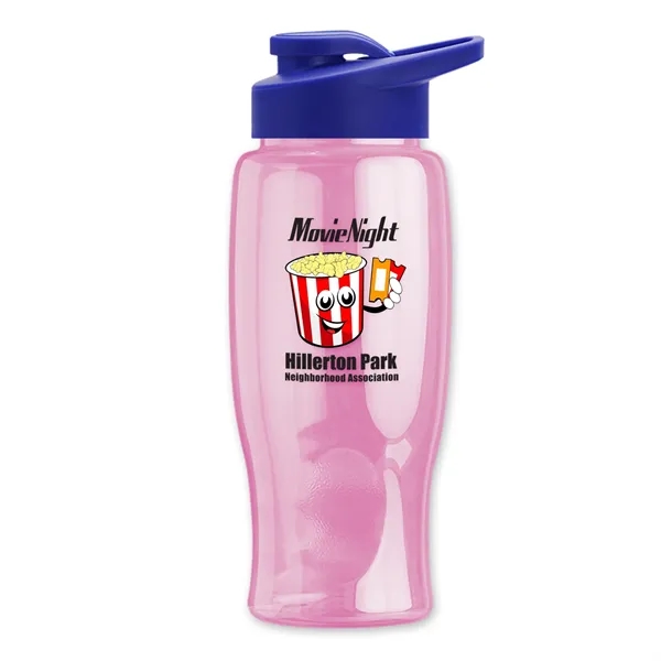 27 Oz. Poly-Pure Transparent Bottle - Snap Lid... from ASI 40480 Koozie Group