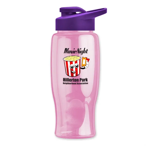 27 Oz. Poly-Pure Transparent Bottle - Snap Lid... from ASI 40480 Koozie Group