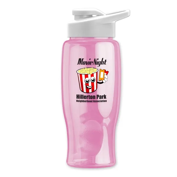 27 Oz. Poly-Pure Transparent Bottle - Snap Lid... from ASI 40480 Koozie Group