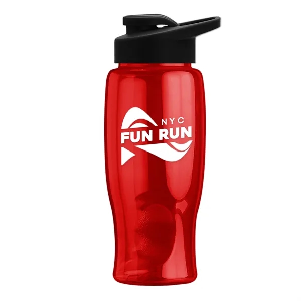 27 Oz. Poly-Pure Transparent Bottle - Snap Lid... from ASI 40480 Koozie Group