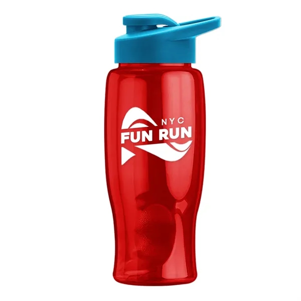 27 Oz. Poly-Pure Transparent Bottle - Snap Lid... from ASI 40480 Koozie Group