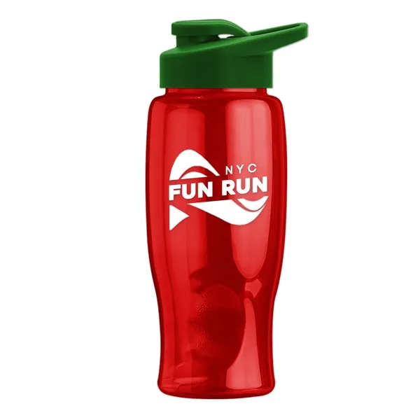 27 Oz. Poly-Pure Transparent Bottle - Snap Lid... from ASI 40480 Koozie Group