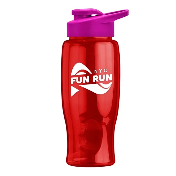 27 Oz. Poly-Pure Transparent Bottle - Snap Lid... from ASI 40480 Koozie Group