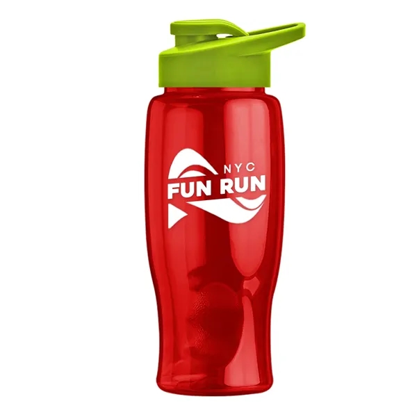 27 Oz. Poly-Pure Transparent Bottle - Snap Lid... from ASI 40480 Koozie Group