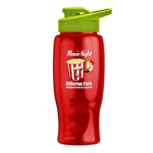 27 Oz. Poly-Pure Transparent Bottle - Snap Lid... from ASI 40480 Koozie Group