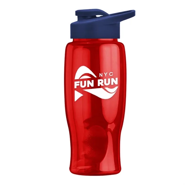 27 Oz. Poly-Pure Transparent Bottle - Snap Lid... from ASI 40480 Koozie Group