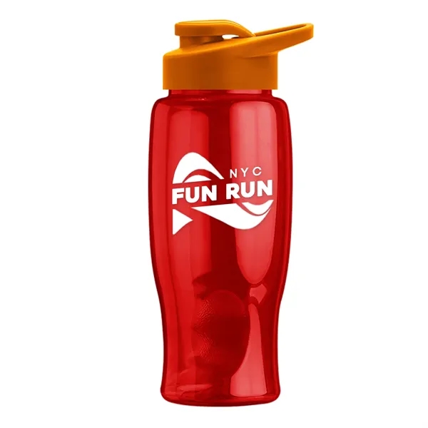 27 Oz. Poly-Pure Transparent Bottle - Snap Lid... from ASI 40480 Koozie Group