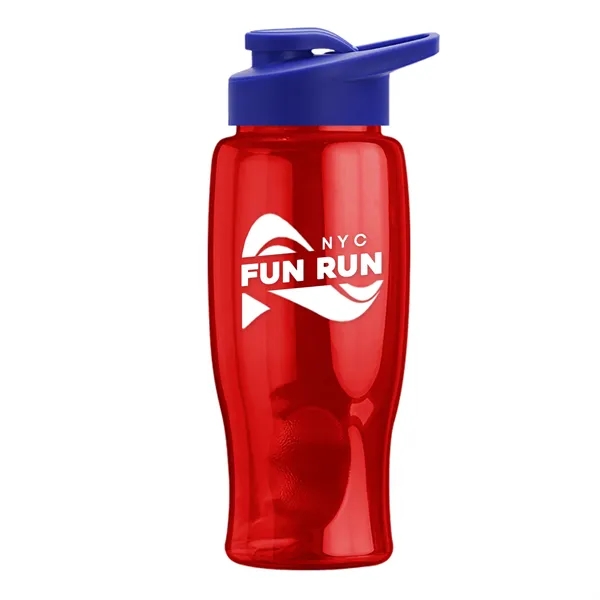 27 Oz. Poly-Pure Transparent Bottle - Snap Lid... from ASI 40480 Koozie Group