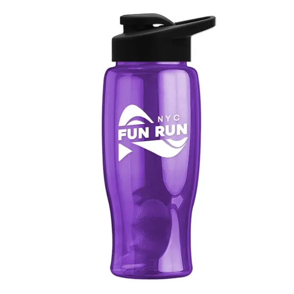 27 Oz. Poly-Pure Transparent Bottle - Snap Lid... from ASI 40480 Koozie Group