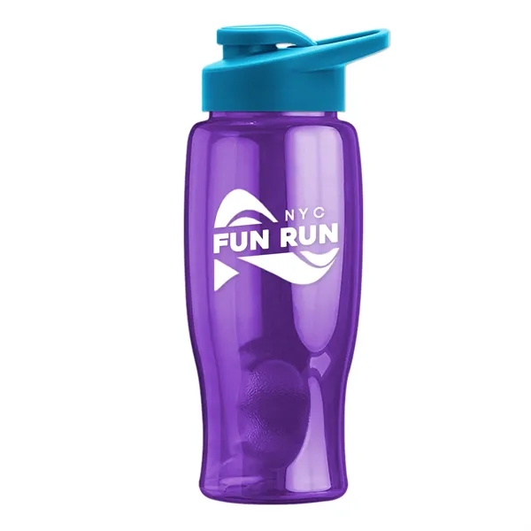 27 Oz. Poly-Pure Transparent Bottle - Snap Lid... from ASI 40480 Koozie Group
